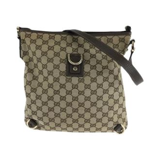 Gucci Pre-owned Cross Body Bags, female, Brown, Size: ONE SIZE Pre-owned Canvas Cross Body Bag
