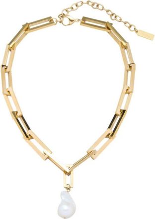 Pompeii3 17 Terry Chain Chunky Heavy Weight Baroque Freshwater Pearl 25mm Pearl Necklace