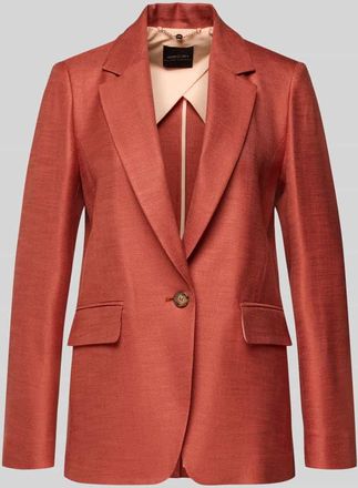 Marc Cain Slim Fit Blazer aus Viskose-Elasthan-Mix mit Pattentaschen in Rostrot, Gr&ouml;&szlig;e 34