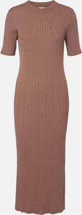 Varley Abito midi Maeve 2.0 in maglia a coste