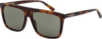 Saint Laurent Zonnebrillen - Heren - Zonnebrillen - Bruin - 59 MM - Accessoires