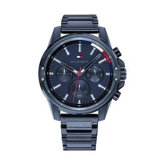 Tommy Hilfiger Accessoires, Heren, Blauw, ONE Size, 1791789 Horloge