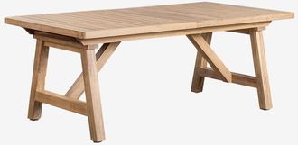 Sklum Mesa De Jard&iacute;n Rectangular Extensible En Madera De Acacia Dubai Sklum