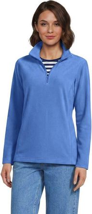 Lands End Anyweather Fleece Quarter Zip Pullover in Muted Cobalt Blue at Nordstrom, Size X-Large