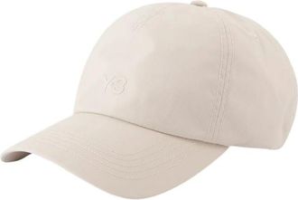 Yohji Yamamoto Accessoires, unisex, Beige, M, Witte Synthetische Pet met Leren Voering