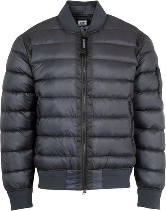 C.P. Company quilted shell jacket - men - Fabric - S - Black