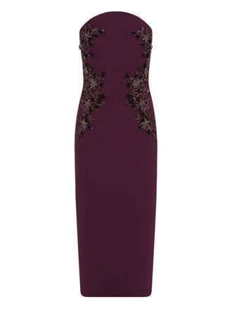 Rebecca Vallance Beatrice midi-jurk - Paars