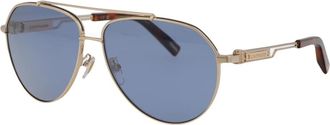 Chopard Stijlvolle zonnebril Schg 63 - Heren - Zonnebrillen - Geel - 62 MM - Accessoires