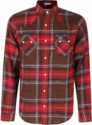 Roy Rogers Camisa Western a Cuadros - Shirts - Hombre - Multicolor - XL