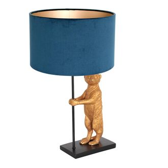 Steinhauer Anne Lighting - L&aacute;mpara De Mesa - Animaux - Negro - Metal Velours