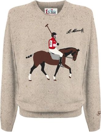 MC2 Saint Barth Uomo, Maglie, Beige, M, new