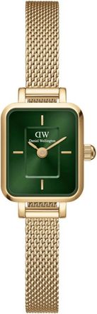 Daniel Wellington Accessoires, Dames, Geel, ONE Size, Gouden Quadro Mini Dameshorloge