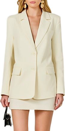 endless rose Two-Button Blazer in Butter at Nordstrom, Size Medium