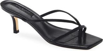 Tony Bianco Roxta Sandal in Black Vintage at Nordstrom, Size 6.5