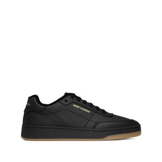 Saint Laurent Sl/61 Leather Trainers - male - Saint Laurent - Sneakers - Black - 12 UK - Shoes