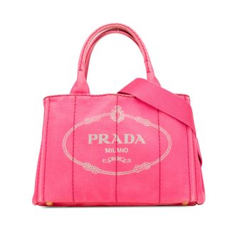 Prada Canapa Draagtas Logo