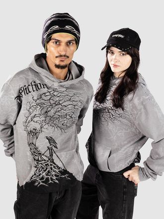 Affliction Creeper Hoodie grau