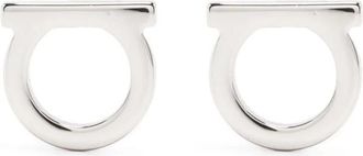 Ferragamo Gancini Oorbellen - Dames - Oorbellen - Grijs - ONE Size - Accessoires