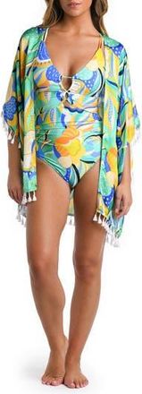 La Blanca Sun Tassel Trim Cover-Up in Multi at Nordstrom Rack