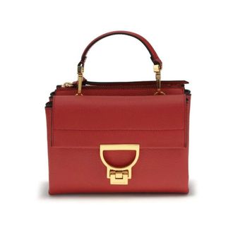 Coccinelle Handbags, female, Red, Size: ONE SIZE Bos Taurus Shoulder Bag