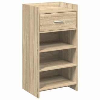 vidaXL Armario Zapatero Con Caj&oacute;n Roble Sonoma 48 X 36 X 92 Cm Vidaxl