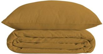 Atmosphera Atmosphera - Ropa De Cama - Percal - Amarillo Ocre - 240x260 Cm Cr&eacute;ateur DInt&eacute;rieur