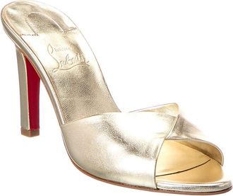 Christian Louboutin Fanny Slide 85 Leather Sandal