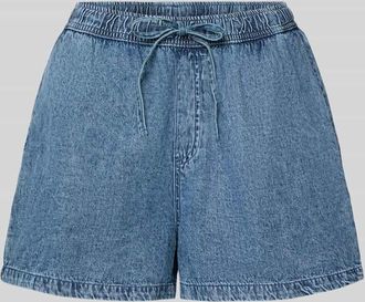 Noisy May Shorts mit elastischem Bund Modell ENZA in Jeansblau, Gr&ouml;&szlig;e XL