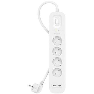 Belkin Regleta Enchufes 4 Tomas Con Interruptor Belkin Srb001vf2m (2 M)