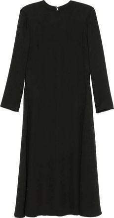 Valentino Garavani Elegante zwarte jurk met uniek design - Dames - Casual kleedjes - Zwart - M - Kleedjes