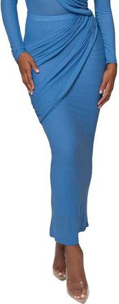 JLUXLABEL Paradise Hills Maxi Skirt in Blue at Nordstrom, Size X-Small