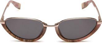 Furla Zonnebril Koper Goud/Bruin