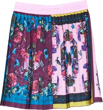 Versace Jeans Couture Gonna Plisse Cabinet Corta - Dames - Korte rokken - Veelkleurig - S - Polyester - Rokken