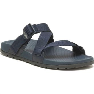 Chaco Mens Lowdown Slide Sandal In Navy