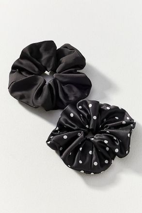 Natasha Polka Dot Scrunchies, Set of 2