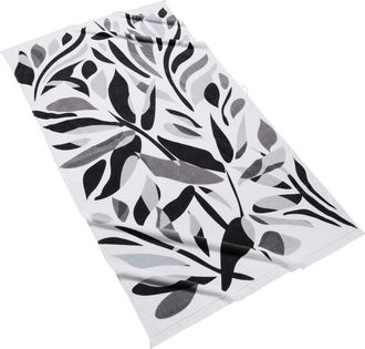 Kassatex Alameda Cotton Velour Beach Towel in Grey at Nordstrom Rack