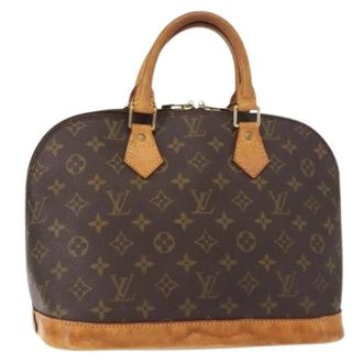 Louis Vuitton Pre-owned Handbags, female, Brown, Size: ONE SIZE Pre-owned Canvas Handbag