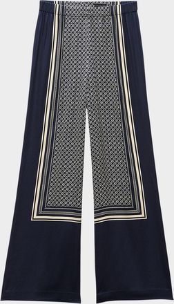 Rag & Bone Olive Printed Pull-On Pants