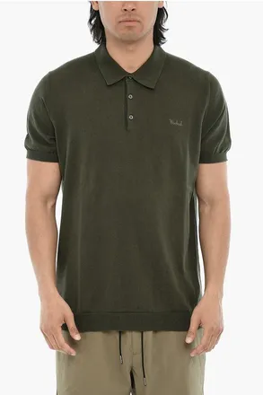Woolrich Light Cotton Solid-Color Polo Shirt With Embroidered Logo size Xxl
