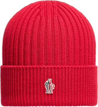 Moncler Moncler Wool Beanie, Men, Red, Size: One Size