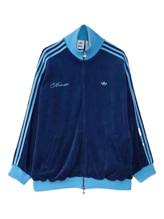 adidas x Avavav velvet stripe sweater - Blue