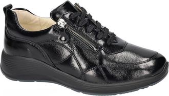 Waldl&auml;ufer Kalea Sneaker - Dames - Sneakers - Zwart - 37 EU - Leer - Schoenen