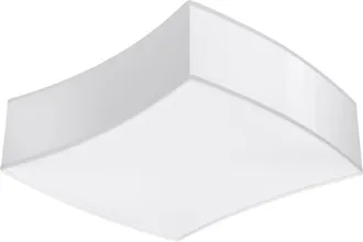 Sollux Lighting L&aacute;mpara de techo blanco cloruro de polivinilo alt. 12 cm