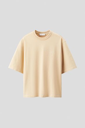 H&M Kastiges Baumwoll-T-Shirt - Beige