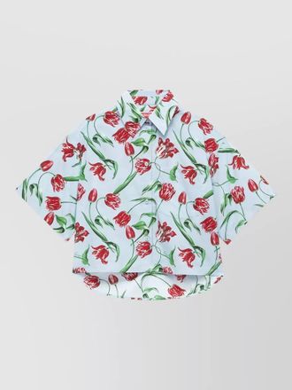 Kenzo floral print short sleeve womens top