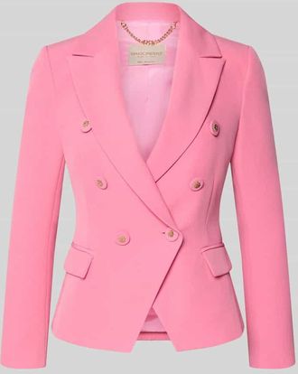 Rinascimento Rinascimento Blazer mit Pattentaschen Modell REWI in Rosa, Gr&ouml;&szlig;e XL