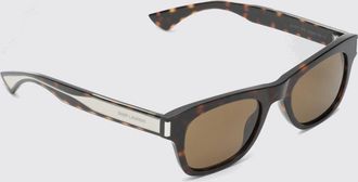 Saint Laurent Occhiali da sole rettangolari Havana