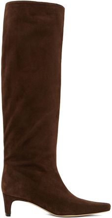 Staud Brown Wally Suede Tall Boots