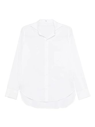 Yohji Yamamoto 2010s katoenen overhemd - Wit