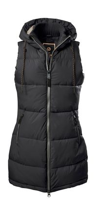 G.I.G.A. DX by killtec Steppweste GW 30 WMN QLTD VST, Damen, Gr. 46, schwarz, Oberstoff: 100% Polyester (recycelt), Futter: 100% Polyester, Wattierung: 100% Polyester, G.I.G